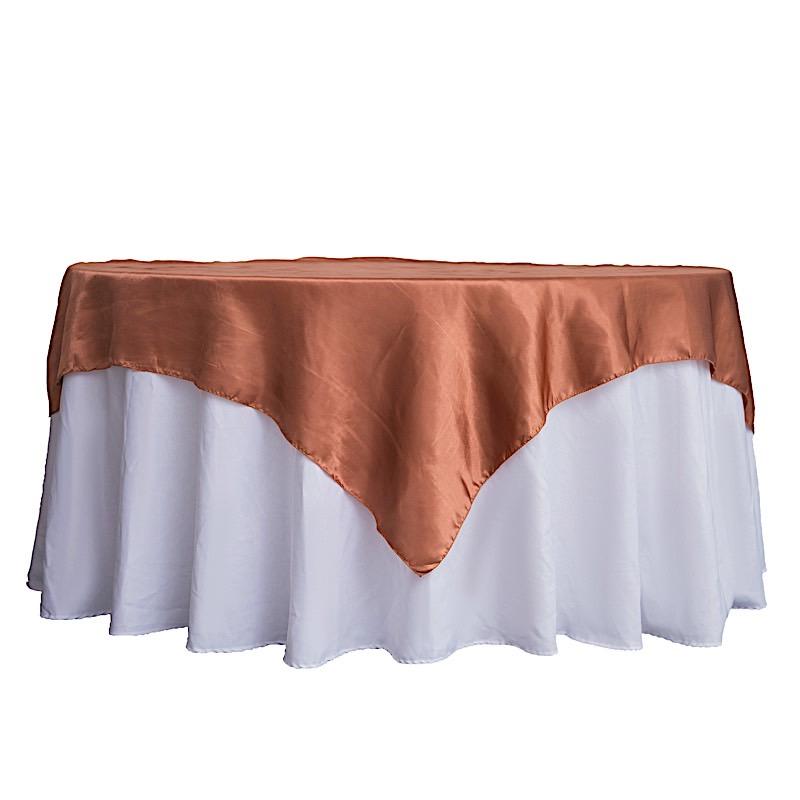 60" x 60" Satin Table Overlay