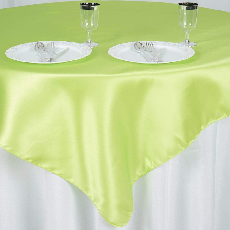 60" x 60" Satin Table Overlay
