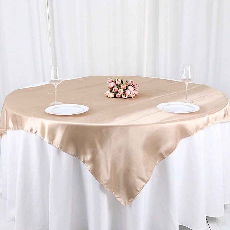 60" x 60" Satin Table Overlay