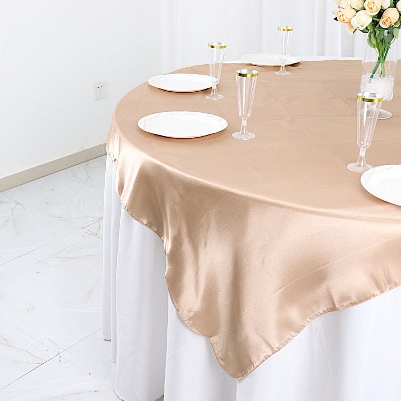 60" x 60" Satin Table Overlay