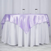 60" x 60" Satin Table Overlay LAY60_STN_LAV
