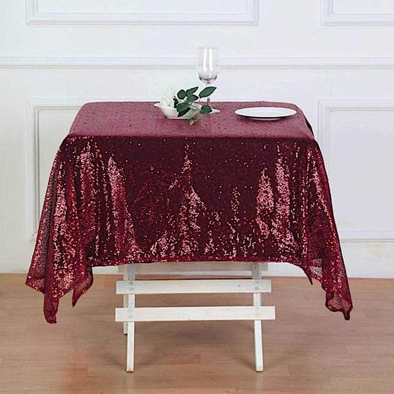 60" x 60" Sequined Table Overlay