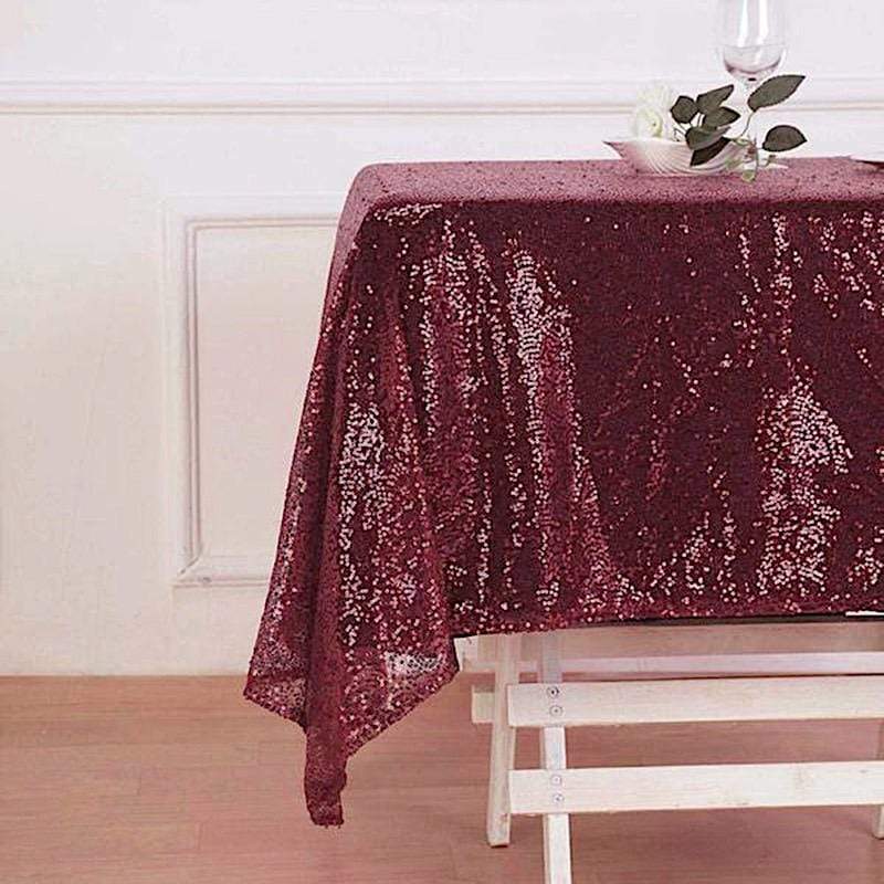 60" x 60" Sequined Table Overlay