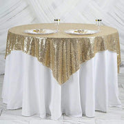60" x 60" Sequined Table Overlay