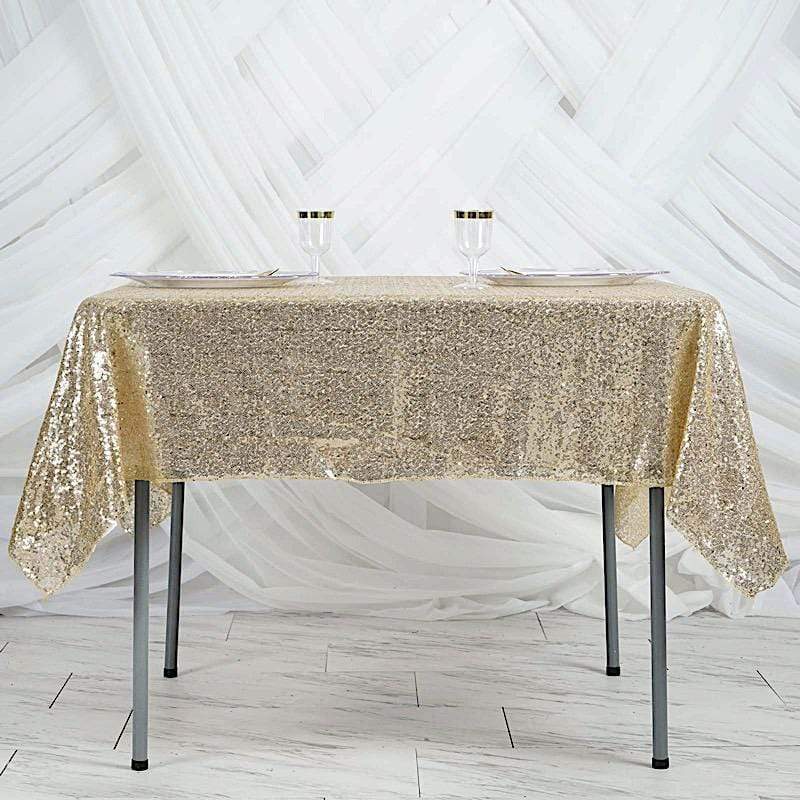 60" x 60" Sequined Table Overlay