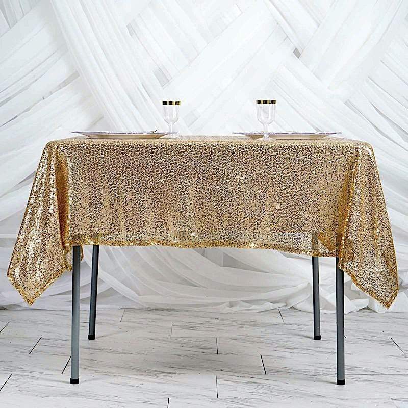 60" x 60" Sequined Table Overlay