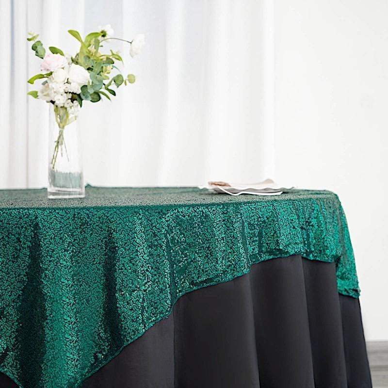 60" x 60" Sequined Table Overlay