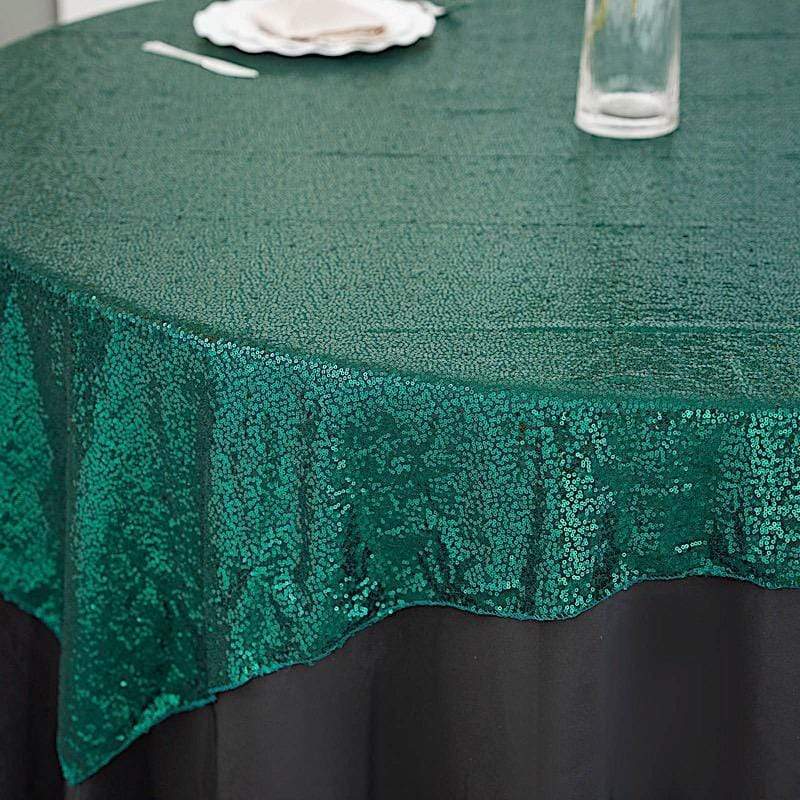 60" x 60" Sequined Table Overlay