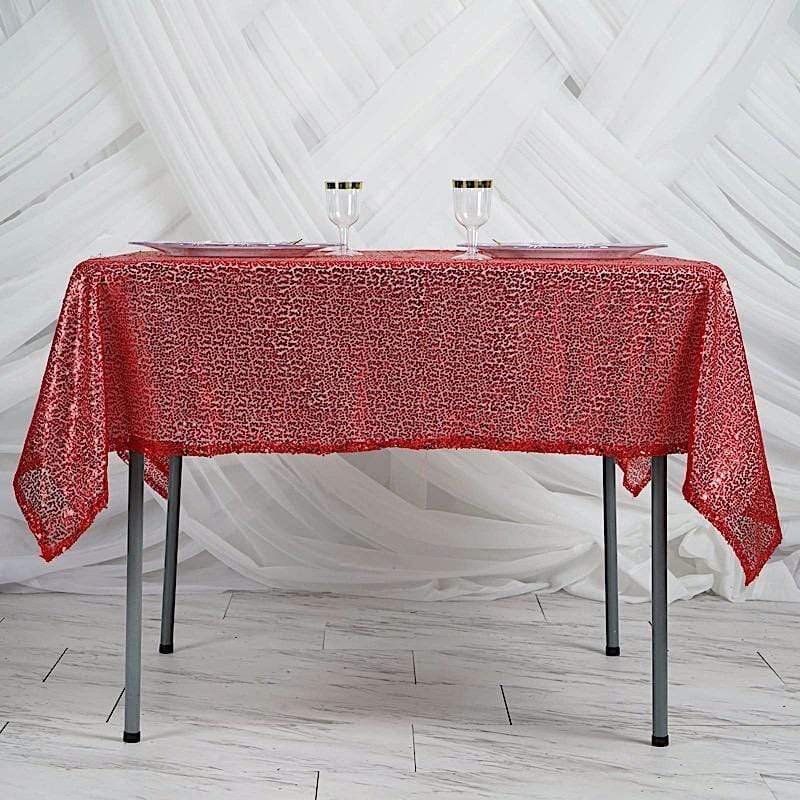 60" x 60" Sequined Table Overlay