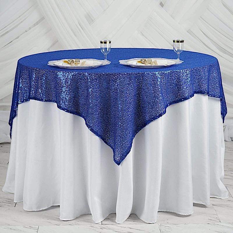 60" x 60" Sequined Table Overlay