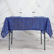 60" x 60" Sequined Table Overlay