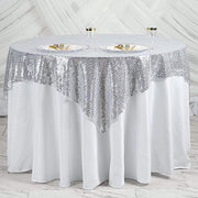60" x 60" Sequined Table Overlay
