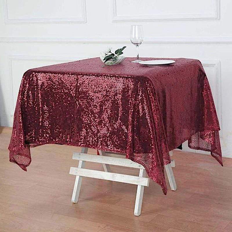 60" x 60" Sequined Table Overlay