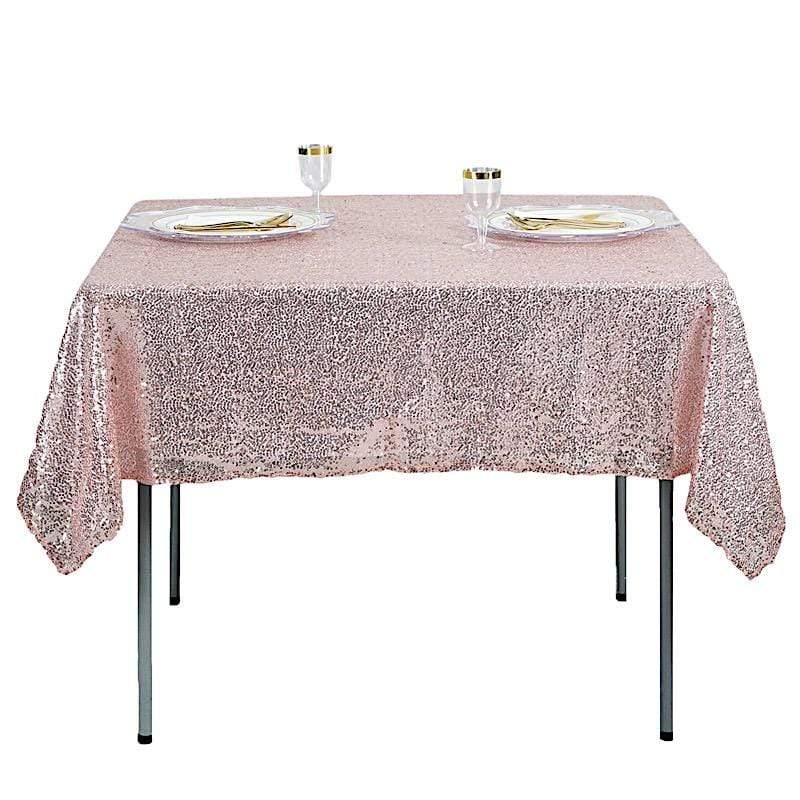 60" x 60" Sequined Table Overlay