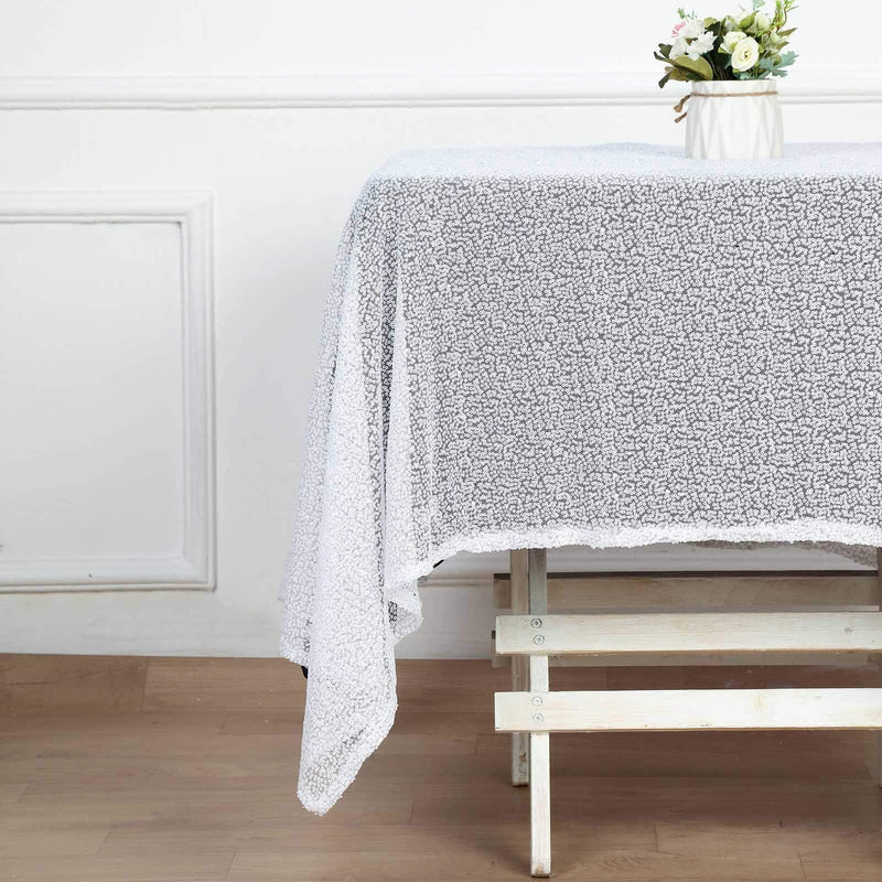 60" x 60" Sequined Table Overlay