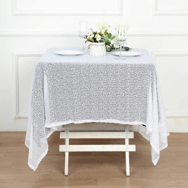 60" x 60" Sequined Table Overlay