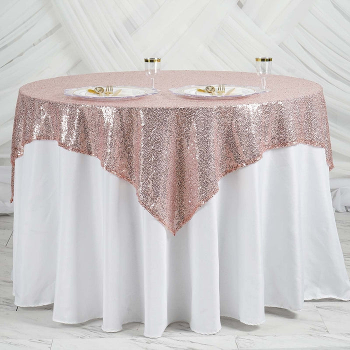 60" x 60" Sequined Table Overlay