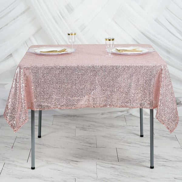 60" x 60" Sequined Table Overlay