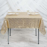 60" x 60" Sequined Table Overlay