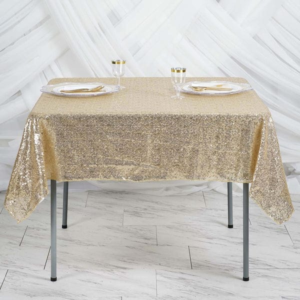 60" x 60" Sequined Table Overlay
