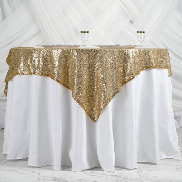 60" x 60" Sequined Table Overlay