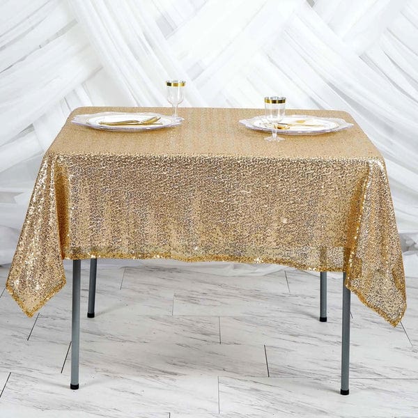 60" x 60" Sequined Table Overlay