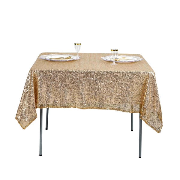 60" x 60" Sequined Table Overlay