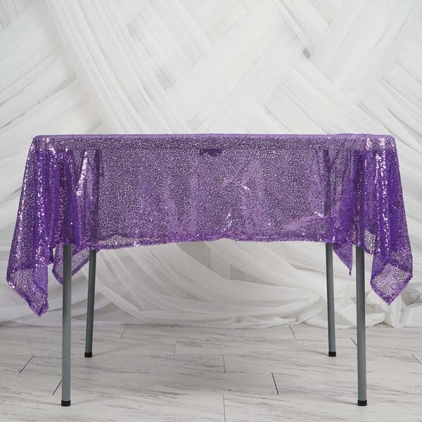 60" x 60" Sequined Table Overlay