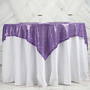 60" x 60" Sequined Table Overlay