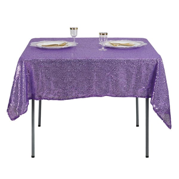 60" x 60" Sequined Table Overlay