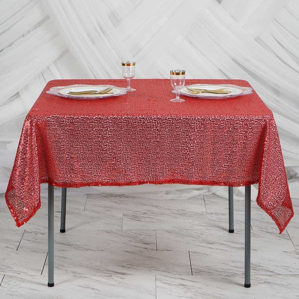 60" x 60" Sequined Table Overlay