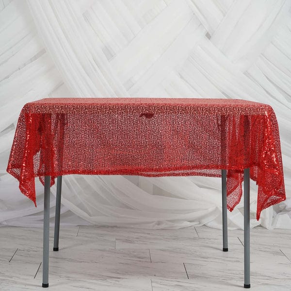 60" x 60" Sequined Table Overlay
