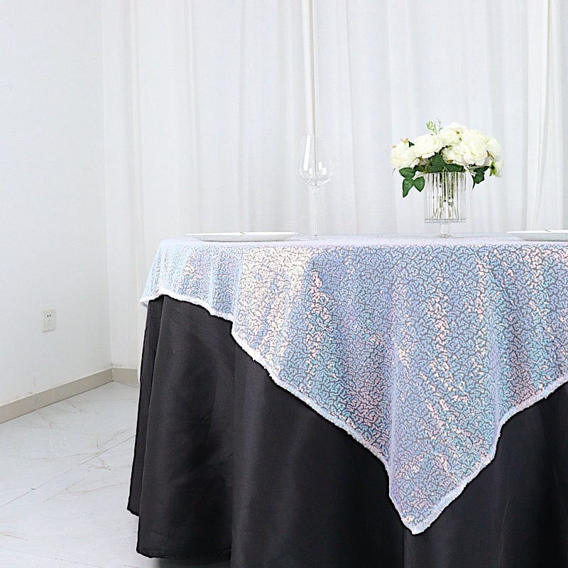 60" x 60" Sequined Table Overlay