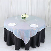 60" x 60" Sequined Table Overlay