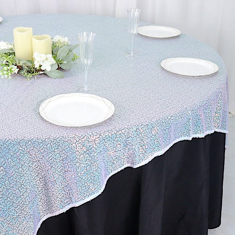60" x 60" Sequined Table Overlay