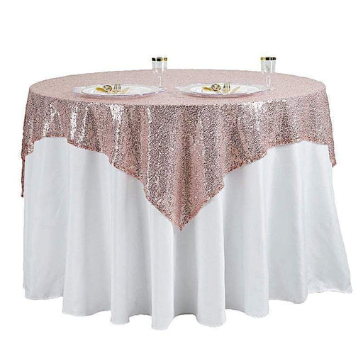 60" x 60" Sequined Table Overlay LAY60_02_046