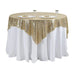 60" x 60" Sequined Table Overlay LAY60_02_CHMP