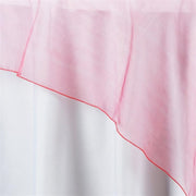 60" x 60" Sheer Organza Table Overlay