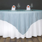 60" x 60" Sheer Organza Table Overlay