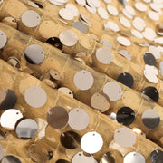 60"x102" Large Payette Sequin Rectangular Tablecloth - Gold TAB_71_60102_GOLD