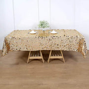 60"x102" Large Payette Sequin Rectangular Tablecloth