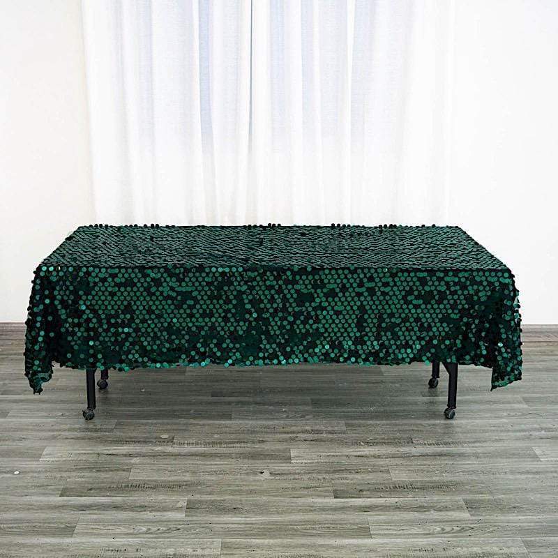 60"x102" Large Payette Sequin Rectangular Tablecloth