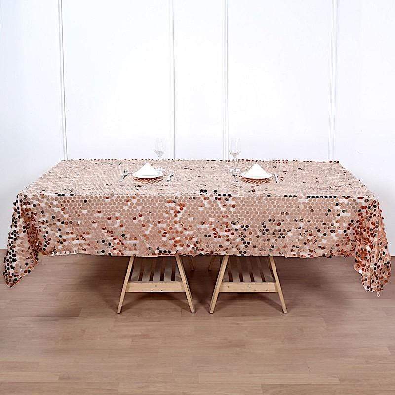 60"x102" Large Payette Sequin Rectangular Tablecloth