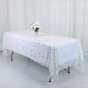 60"x102" Large Payette Sequin Rectangular Tablecloth