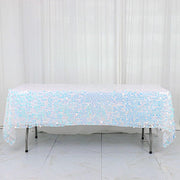 60"x102" Large Payette Sequin Rectangular Tablecloth