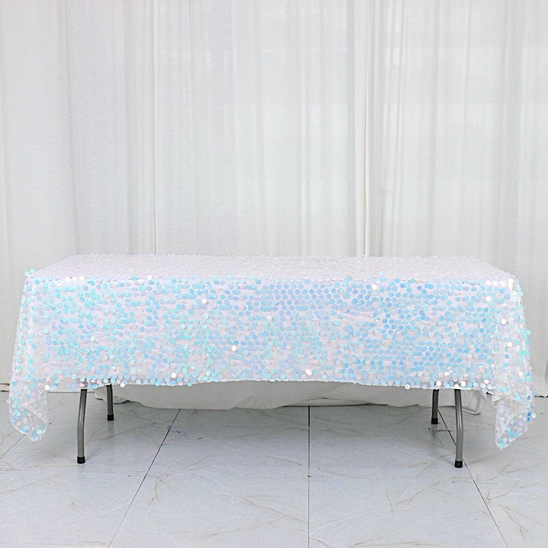 60"x102" Large Payette Sequin Rectangular Tablecloth