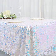 60"x102" Large Payette Sequin Rectangular Tablecloth