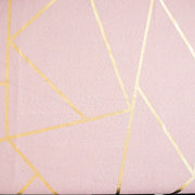 60"x102" Polyester Rectangular Tablecloth with Metallic Geometric Pattern