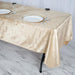 60"x102" Premium Velvet Rectangular Tablecloth - Champagne TAB_VEL_60102_CHMP