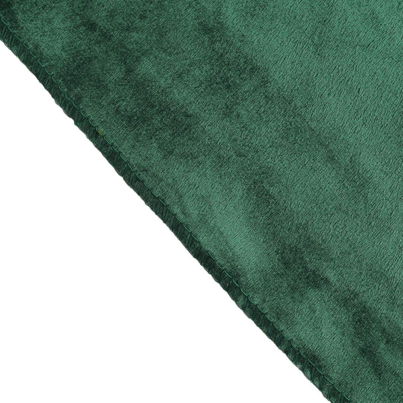 60"x102" Premium Velvet Rectangular Tablecloth - Hunter Green TAB_VEL_60102_036